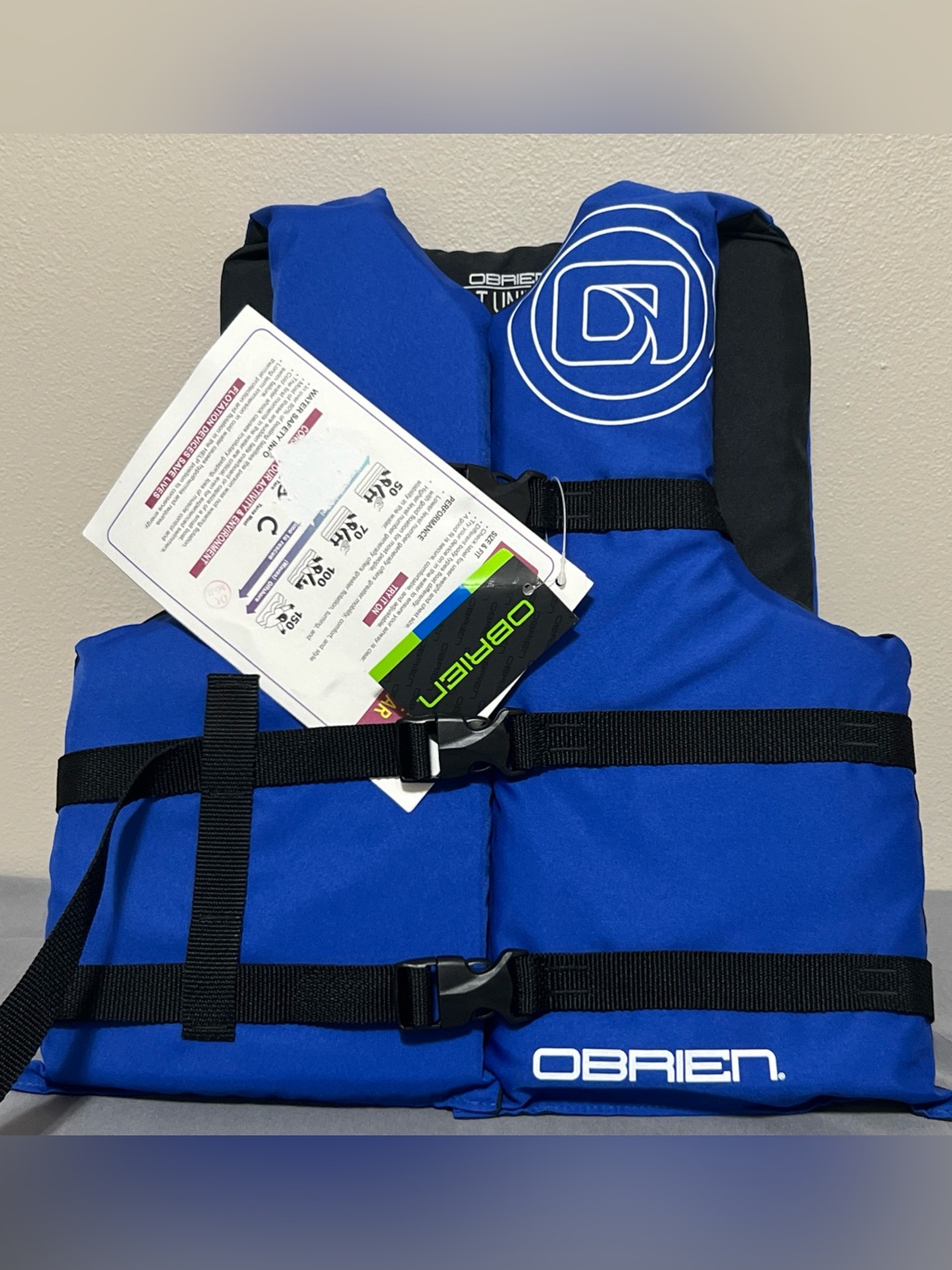 O'brien Traditional Neoprene Vest Adult- 2026 - Large / Blue 70 User Weight 90
